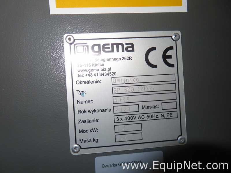 Embaladora de Paletes gema GPE 300 SMART