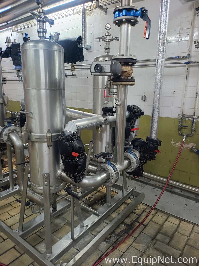Vertical Tank with Filter Products Europe Filter Skid