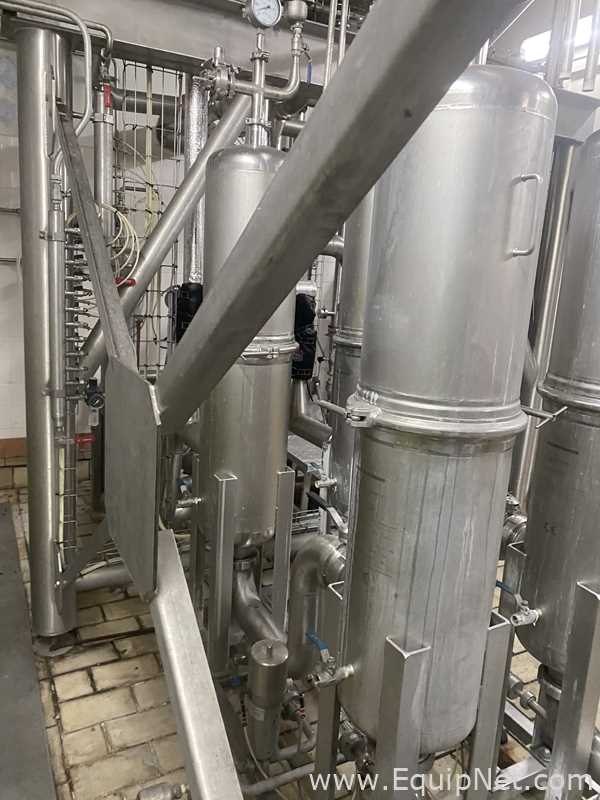 ETA Stainless Steel Horizontal Tank on Frame with Process Filter Skid