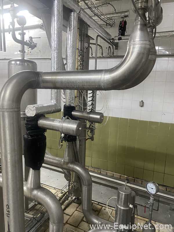ETA Stainless Steel Horizontal Tank on Frame with Process Filter Skid