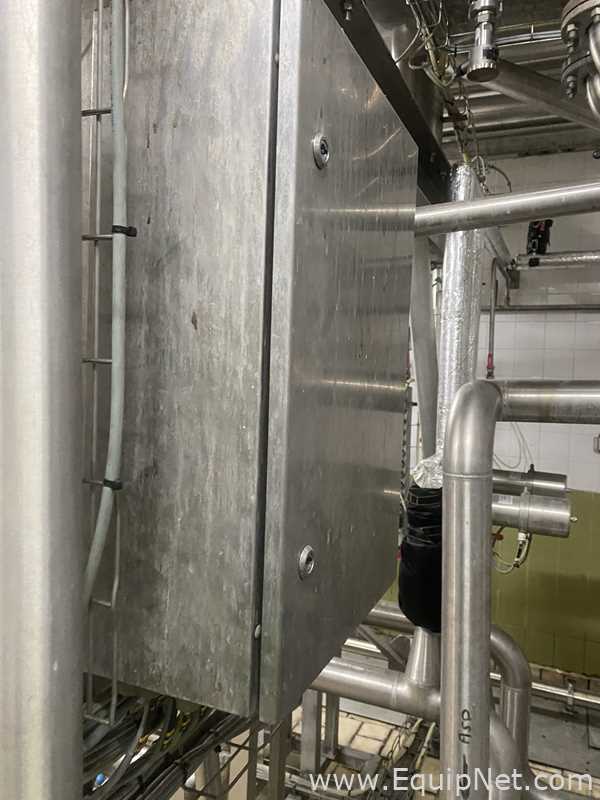 ETA Stainless Steel Horizontal Tank on Frame with Process Filter Skid