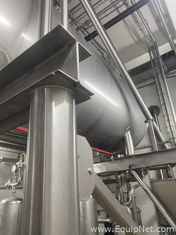 ETA Stainless Steel Horizontal Tank on Frame with Process Filter Skid
