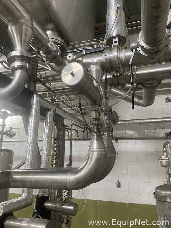 ETA Stainless Steel Horizontal Tank on Frame with Process Filter Skid
