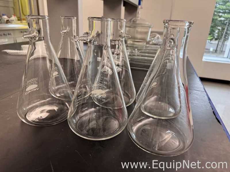 Lote de 6 Cristalería de Laboratorio VWR 
