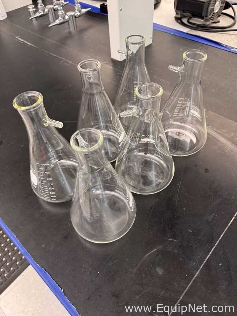 Lote de 6 Cristalería de Laboratorio VWR 