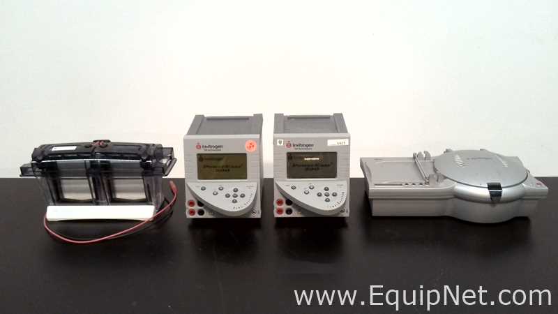 lote de   Sistema de Eletroforese Invitrogen 