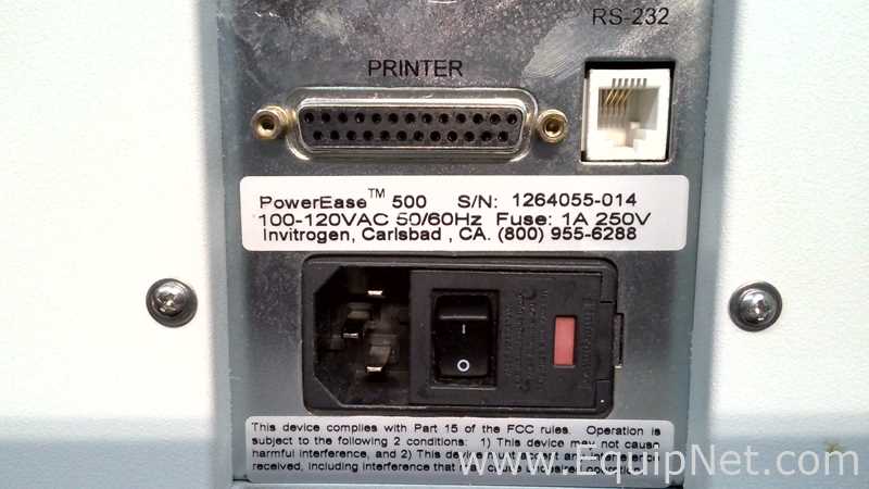 lote de   Sistema de Eletroforese Invitrogen 