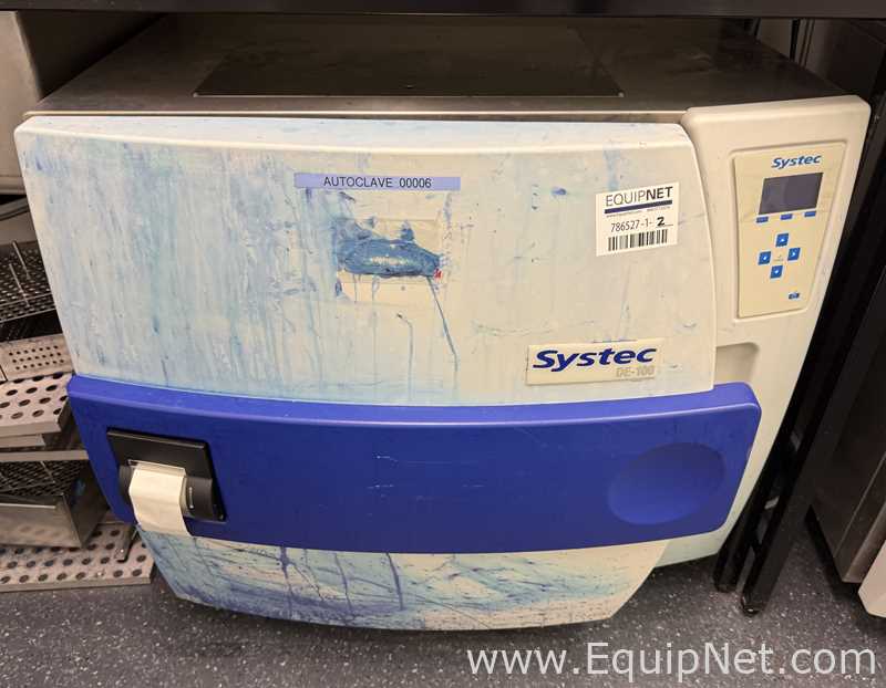 Systec DE-100 Horizontal Autoclave