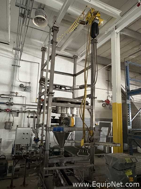 Super Sack Unloader With 2 Ton Yale Hoist