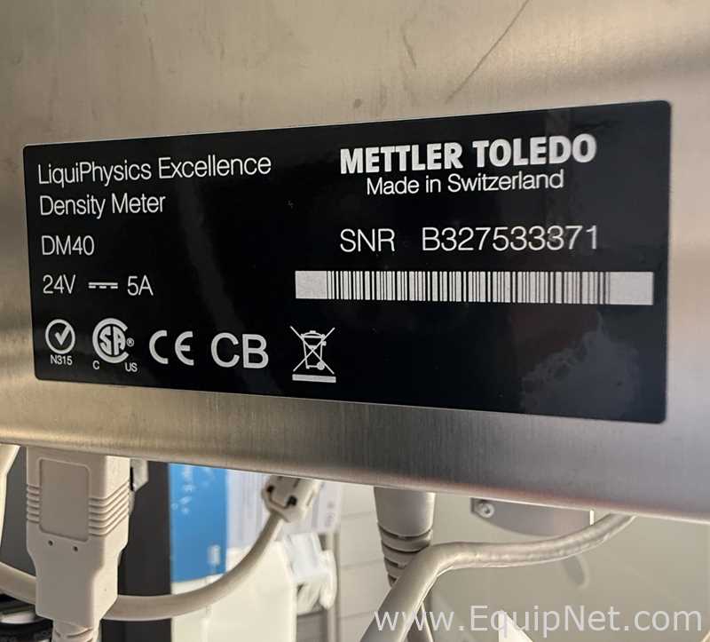 Mettler Toledo DM40 Benchtop Density Meter With Power Supply- EDT