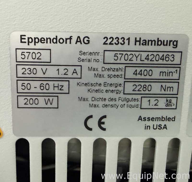 Eppendorf 5702 Laboratory Centrifuge