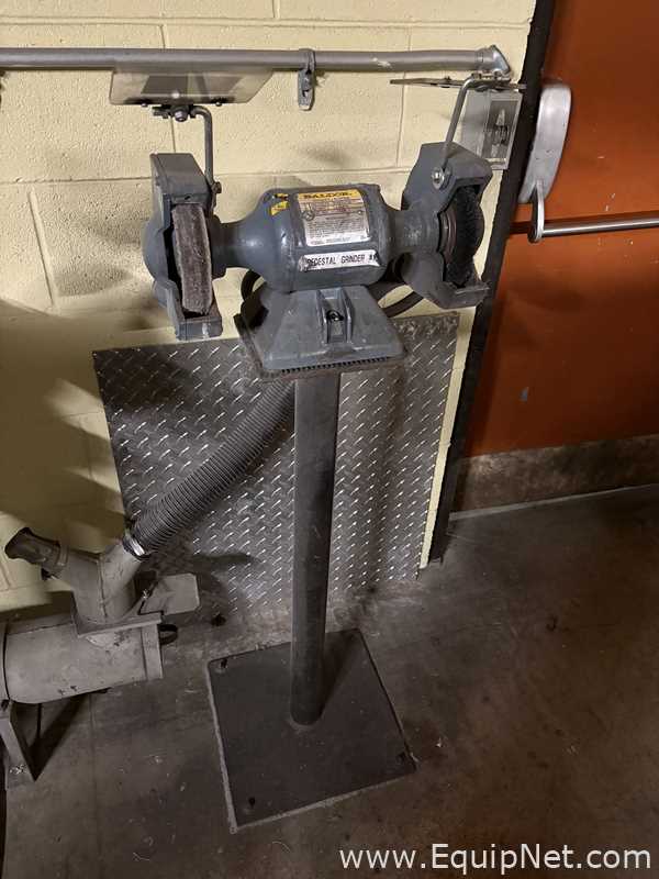 Lot Of Two Pedestal Grinders