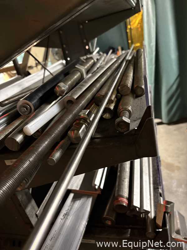 Rack Of Miscelleaneous Brass, Aluminum, Stainless And More
