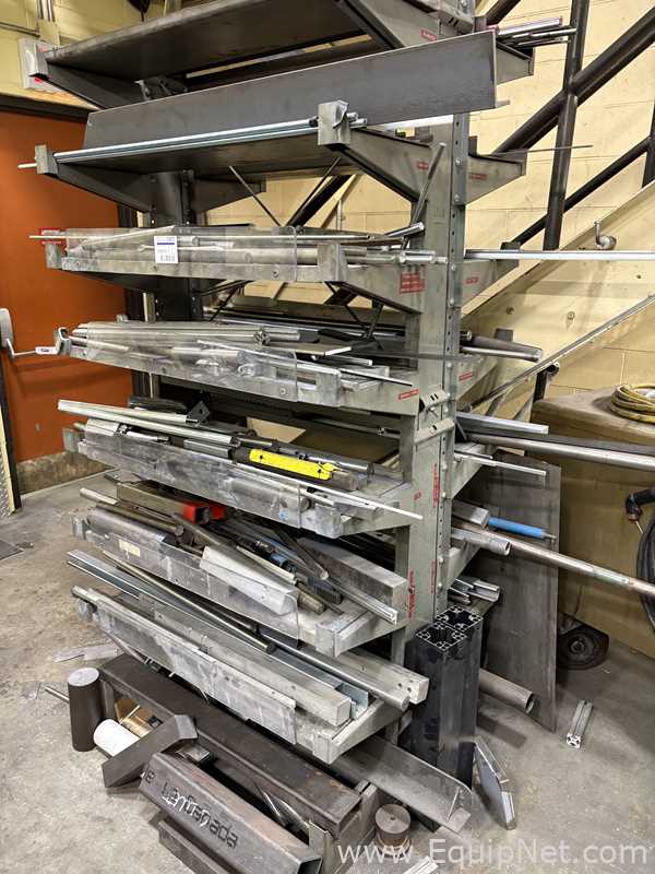 Rack Of Miscelleaneous Brass, Aluminum, Stainless And More