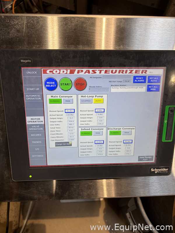 Codi Manufacturing Tunnel Pasteurizer