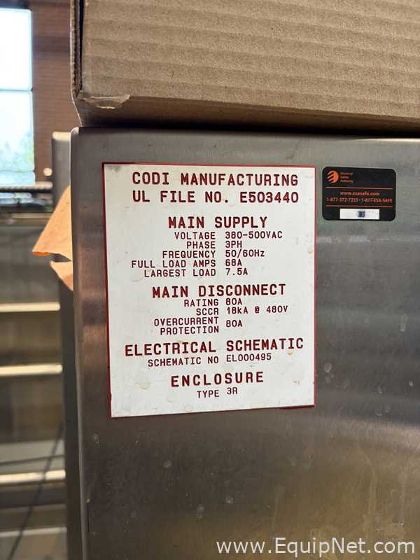 Codi Manufacturing Tunnel Pasteurizer
