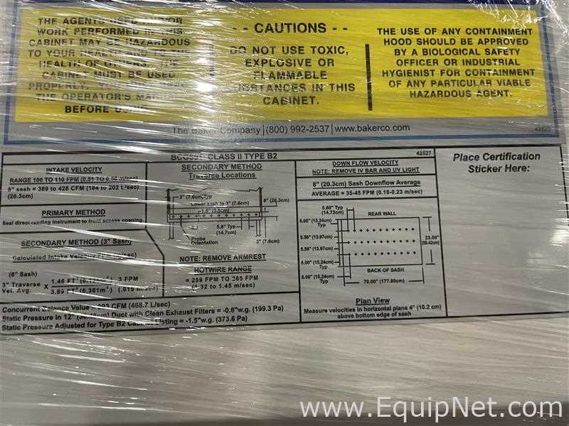 Cabina de Seguridad Biológica Baker Company BCG 601