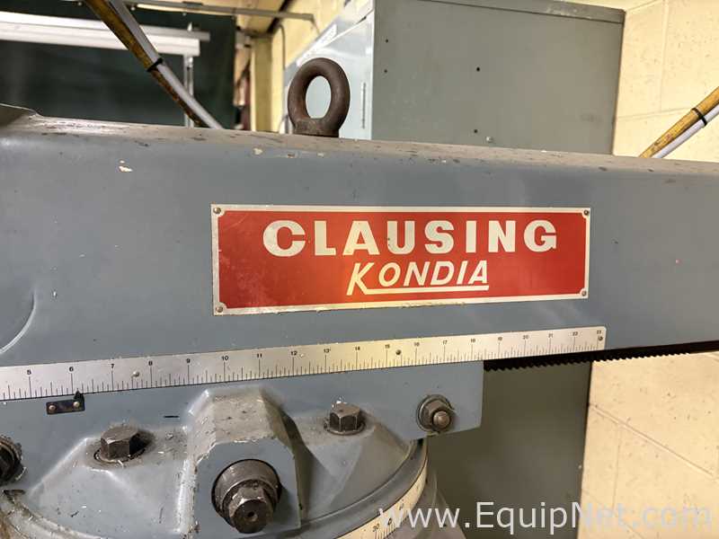 Clausing Kondia FV-1 Vertical Knee Milling Machine