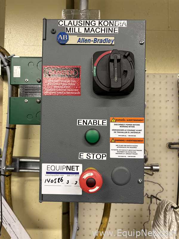 Clausing Kondia FV-1 Vertical Knee Milling Machine