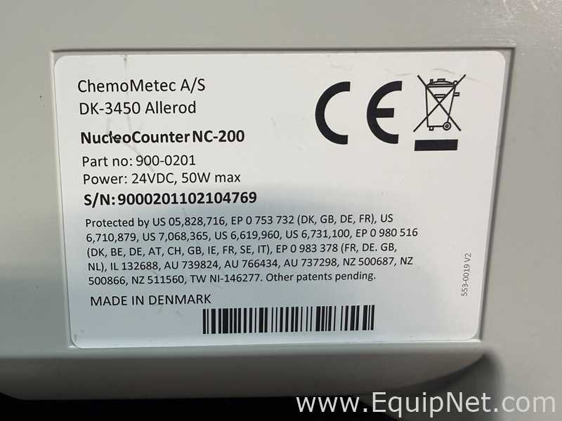 Citômetro ChemoMetec AS NucleoCounter NC-200
