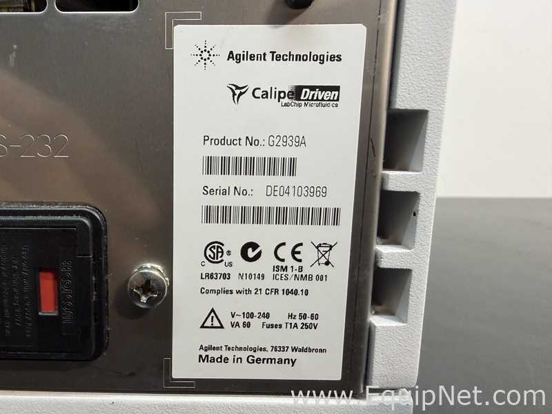 Analizador Agilent Technologies G2939A