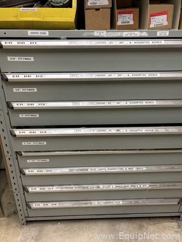 Huge Lot Of Electrical MRO, Cabinets, Pallet Jack Most NEW IN BOXES