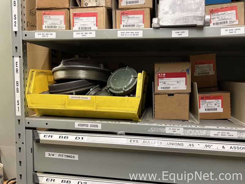 Huge Lot Of Electrical MRO, Cabinets, Pallet Jack Most NEW IN BOXES
