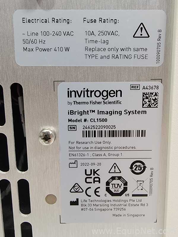 Invitrogen iBright CL1500 Imaging System