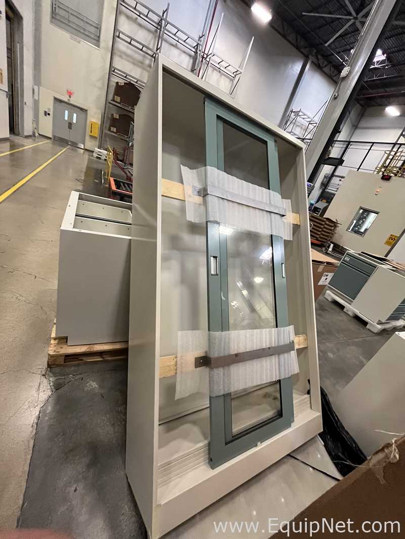 Lot of Lab Storage Counters and Cabinets, Agave and Light Neutral Colors