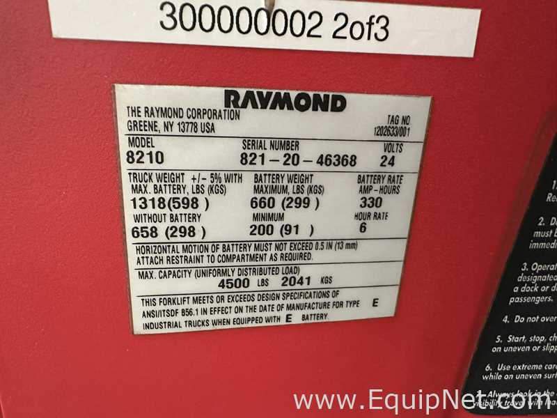 Patín / Transpaletas The Raymond Corporation Requisitos de aire 4500 LBS