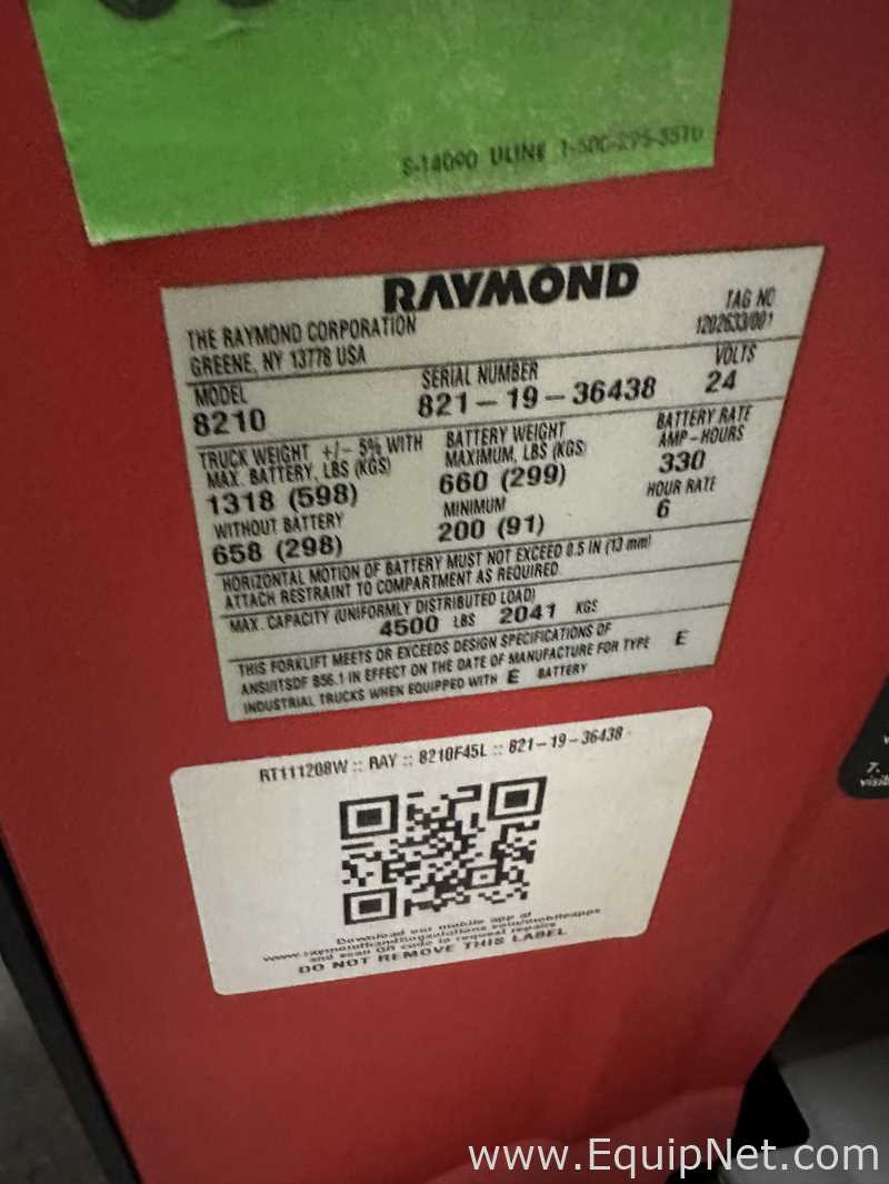 Patín / Transpaletas The Raymond Corporation Requisitos de aire 4500 LBS