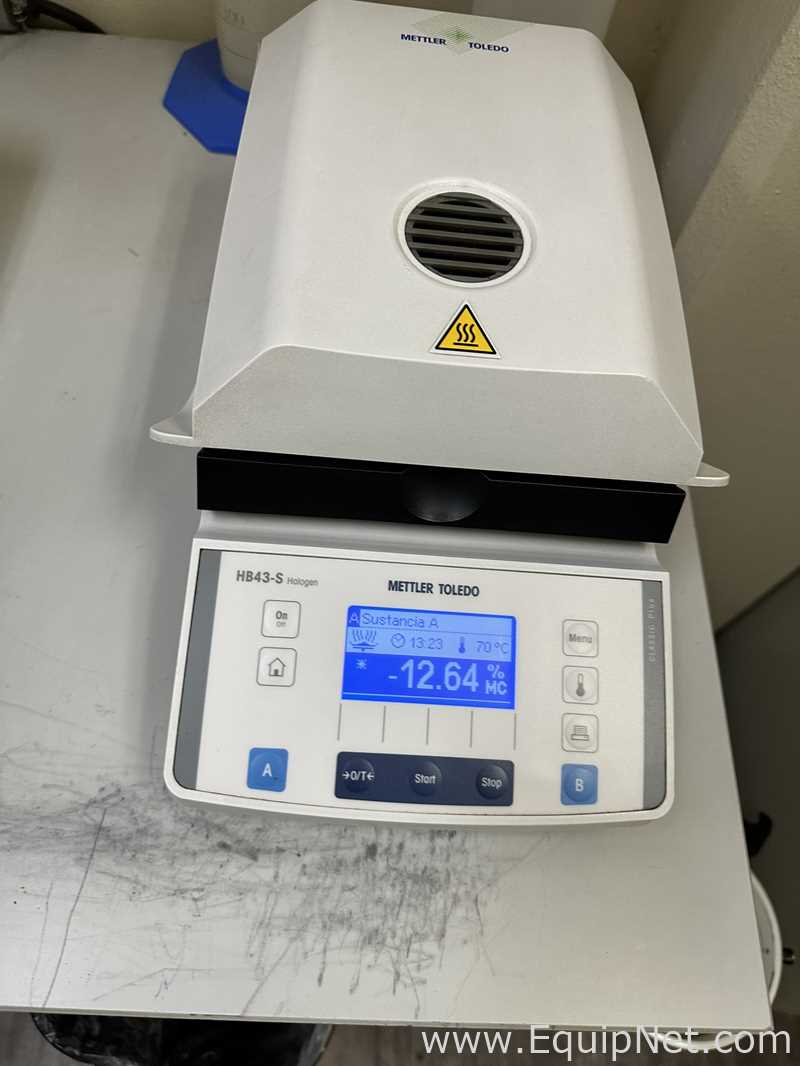 Analizador de Humedad Mettler Toledo HB43-S