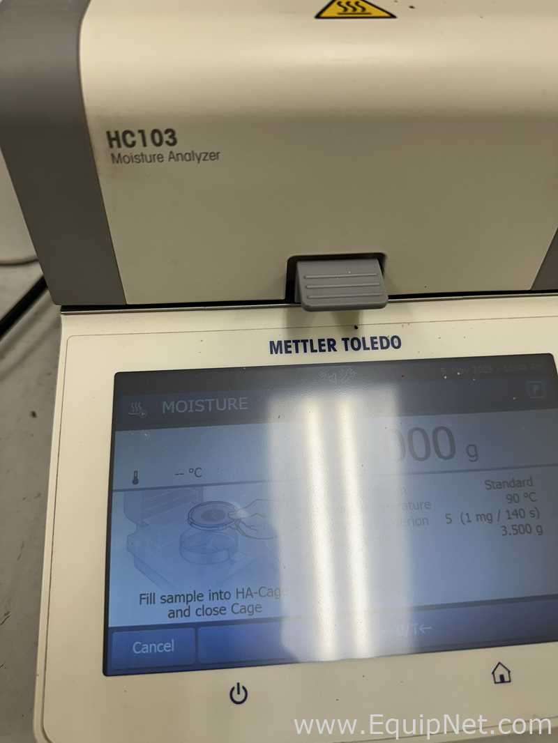 Analizador de Humedad Mettler Toledo HC103/03