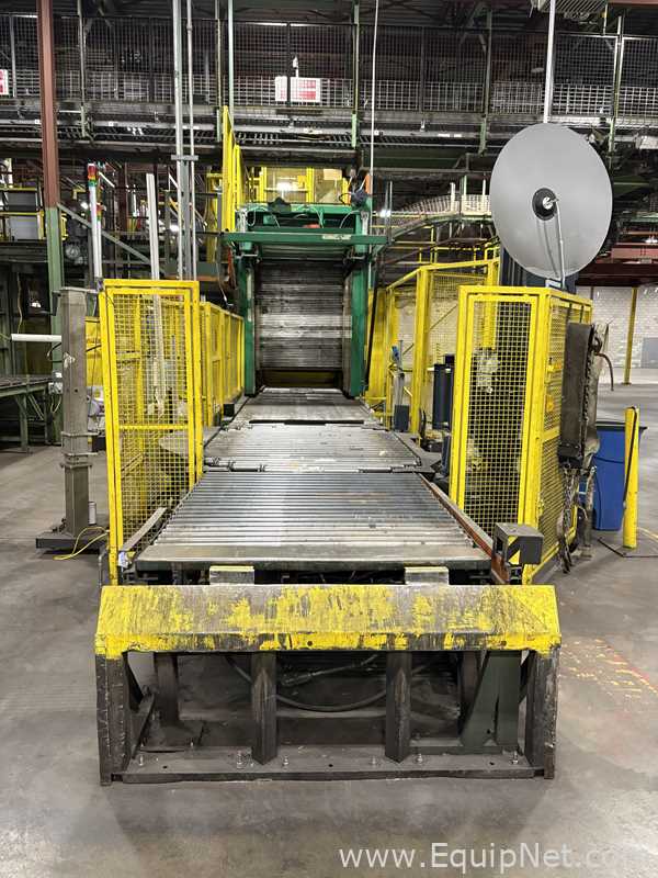 Alvey Series 300 Palletizer With Lantech Stretch Wrapper