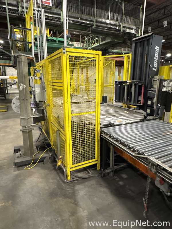 Alvey Series 300 Palletizer With Lantech Stretch Wrapper
