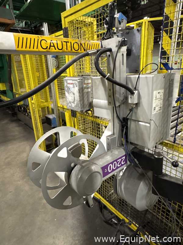 Alvey Series 300 Palletizer With Lantech Stretch Wrapper