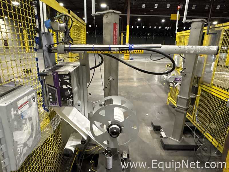 Alvey Series 300 Palletizer With Lantech Stretch Wrapper