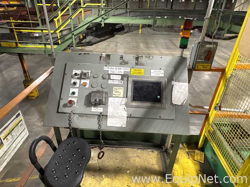 Alvey Series 300 Palletizer With Lantech Stretch Wrapper