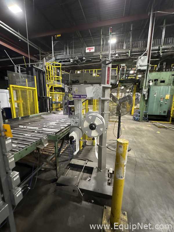Alvey Series 300 Palletizer With Lantech Stretch Wrapper