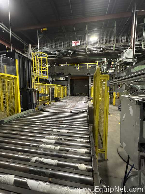 Alvey Series 300 Palletizer With Lantech Stretch Wrapper