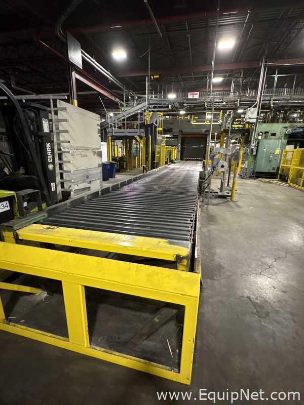 Alvey Series 300 Palletizer With Lantech Stretch Wrapper