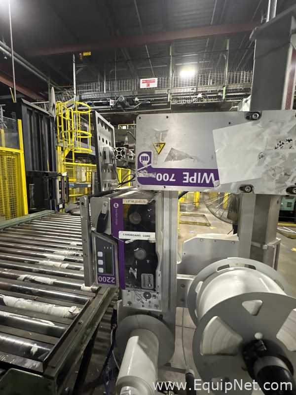 Alvey Series 300 Palletizer With Lantech Stretch Wrapper