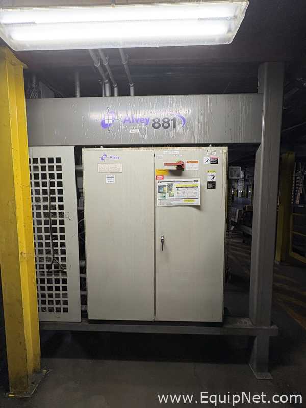 Alvey Series 300 Palletizer With Lantech Stretch Wrapper