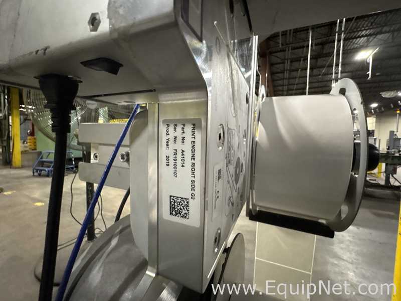Alvey Series 300 Palletizer With Lantech Stretch Wrapper