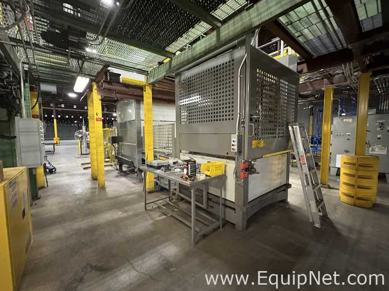 Alvey Series 300 Palletizer With Lantech Stretch Wrapper