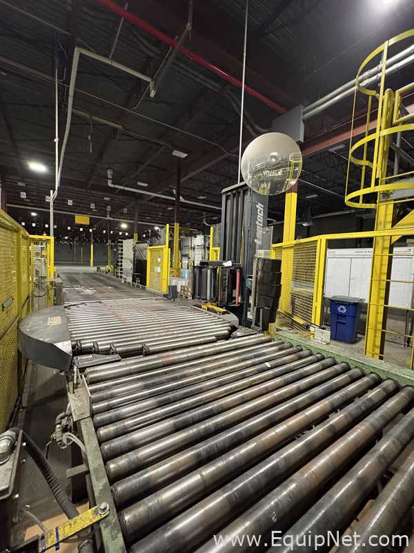 Alvey Series 300 Palletizer With Lantech Stretch Wrapper