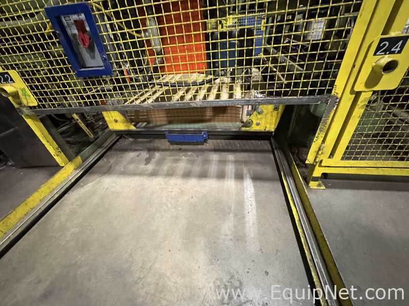 Alvey Series 300 Palletizer With Lantech Stretch Wrapper