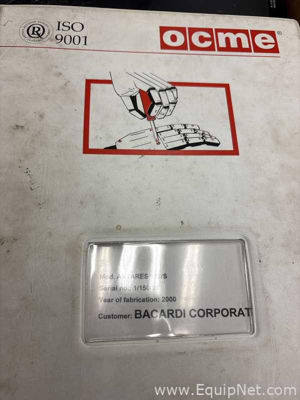 OCME Antares 116.S Automatic Depalletizer