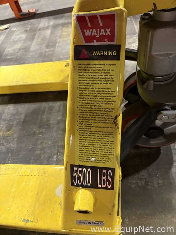 Equipamento de Elevação Wajax Corporation 
