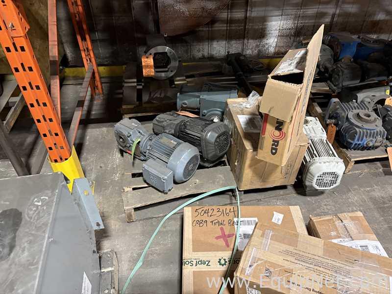 Unused Huge Supply Of Plant MRO Including Motors, Gearboxes, Machine Reapir Parts, Most UNUSED/NIB